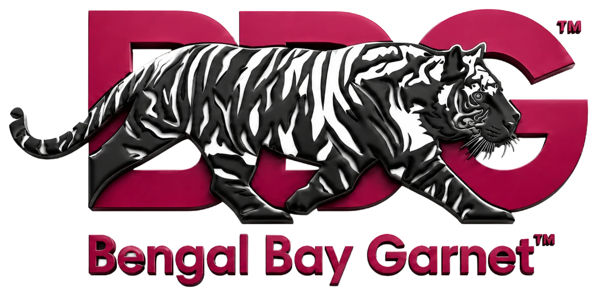 Bengal Bay Garnet™ — doğal pembe waterjet garneti