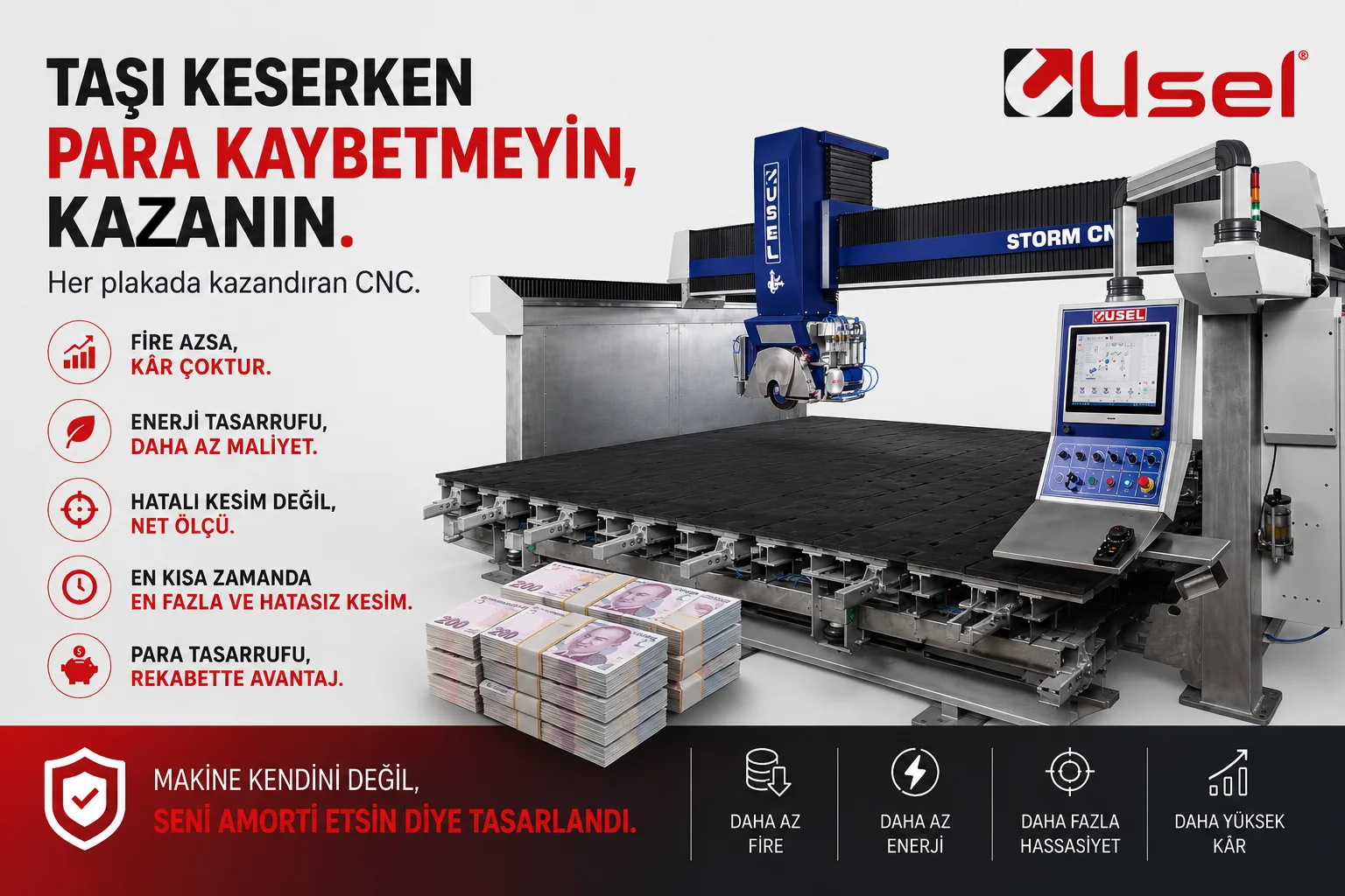 USEL Makina tasarruf kampanyası