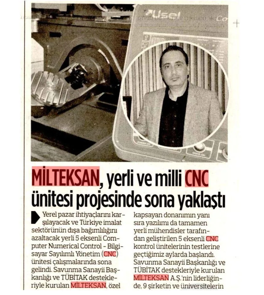 USEL Makina basın yansıması