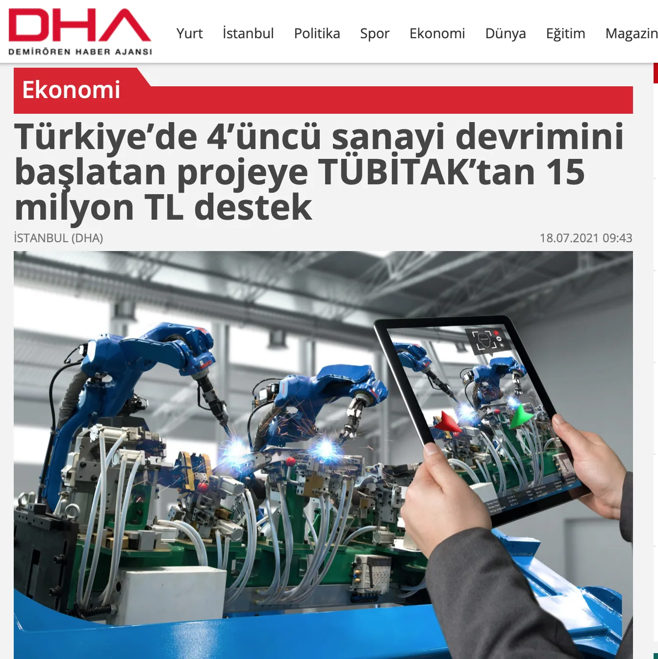 USEL Makina basın yansıması