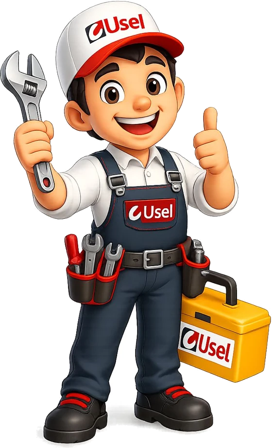 USEL teknik servis ekibi maskotu