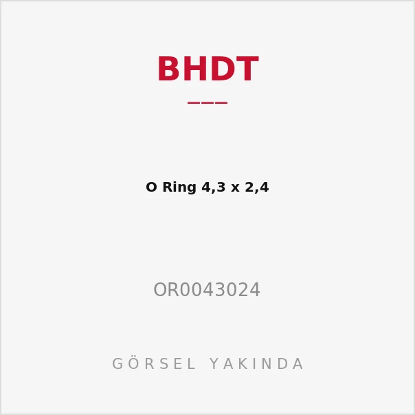 O Ring 4,3 x 2,4