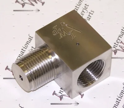 9/16" 90 degree Abrasive Inlet Adapter