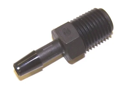 Barbed Fitting, 1/4" Tube to 1/4" Pipe