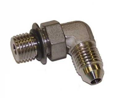 Hydraulic Fitting, 1/4" Elbow, Stainless Steel