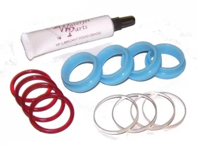 High Pressure Seal Kit, 60k, Jet Edge, 7/8" Plunger