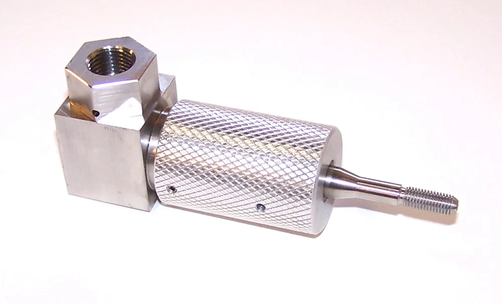 Assembly, HP Swivel, 90 Degree, Single Axis, 1/4''